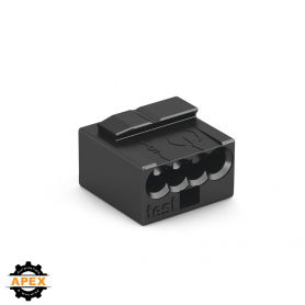 WAGO | 243-204 | MICRO PUSHWIRE&reg; 243 SERIES; 4-CONDUCTOR; BL