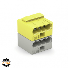 WAGO | 243-212 | MICRO PUSHWIRE&reg; 243 SERIES; 4-CONDUCTOR MOD