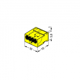 WAGO | 243-504 | MICRO PUSH WIRE&reg; CONNECTOR 243 SERIES; FOR