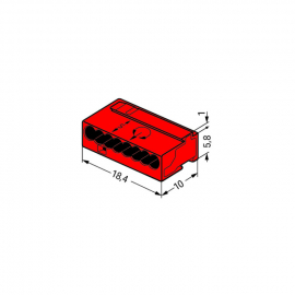 WAGO | 243-808 | MICRO PUSH WIRE&reg; CONNECTOR FOR JUNCTION BX;