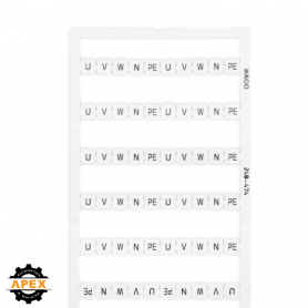 WAGO | 248-474 | MINI-WSB MARKING CARD; AS CARD; MARKED; U,