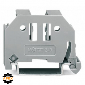 WAGO | 249-117 | SCREWLESS END STOP; 10 MM WIDE; FOR DIN-RAI