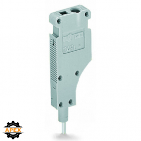 WAGO | 249-142 | L-TYPE END MODULE; MODULAR; WITH RIGID CONT