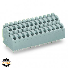 WAGO | 250-710 | DOUBLE-DECK PCB TERMINAL BLOCK; PUSH-BUTTON