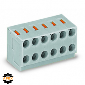WAGO | 252-104 | 2-CONDUCTOR MODULAR PCB CONNECTOR; FOR INDI