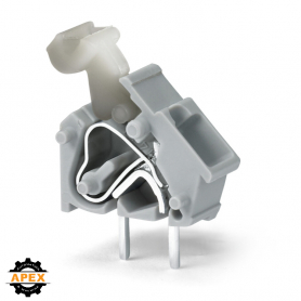 WAGO | 256-840 | STACKABLE PCB TERMINAL BLOCK, PUSH-BUTTON 2