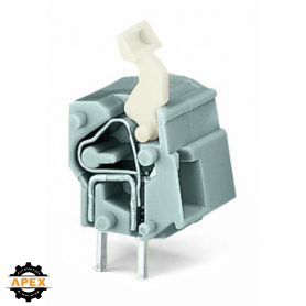 WAGO | 257-860 | STACKABLE PCB TERMINAL BLOCK, PUSH-BUTTON 2