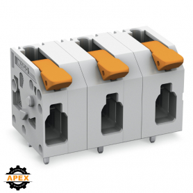 WAGO | 2604-1508 | PCB TERMINAL BLOCK; LEVER; 4 MM&sup2;; PIN SPA