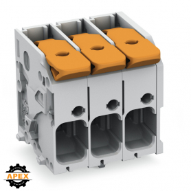 WAGO | 2606-1109/020-000 | PCB TERMINAL BLOCK; LEVER; 6 MM&sup2;;