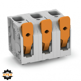 WAGO | 2606-3358 | PCB TERMINAL BLOCK; LEVER; 6 MM&sup2;; PIN SPA