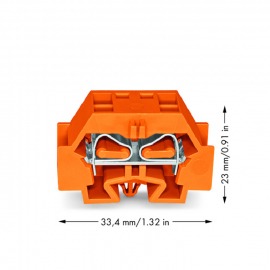 WAGO | 262-346 | 4-CONDUCTOR TERMINAL BLOCK; WITHOUT PUSH-BU