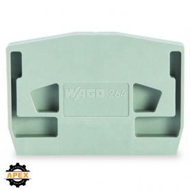 WAGO | 264-373 | END PLATE; FOR TERMINAL BLOCKS WITH SNAP-IN