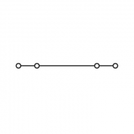 WAGO | 264-731 | 4-CONDUCTOR MINIATURE THROUGH TERMINAL BLOC
