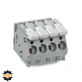 WAGO | 2706-161 | PCB TERMINAL BLOCK; LEVER; 6 MM&sup2;; PIN SPAC