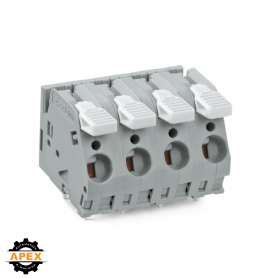 WAGO | 2706-260 | PCB TERMINAL BLOCK; LEVER; 6 MM&sup2;; PIN SPAC