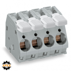 WAGO | 2716-102 | PCB TERMINAL BLOCK; LEVER; 16 MM&sup2;; PIN SPA