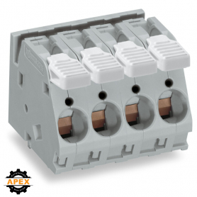 WAGO | 2716-152 | PCB TERMINAL BLOCK; LEVER; 16 MM&sup2;; PIN SPA