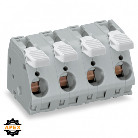 WAGO | 2716-207 | PCB TERMINAL BLOCK; LEVER; 16 MM&sup2;; PIN SPA