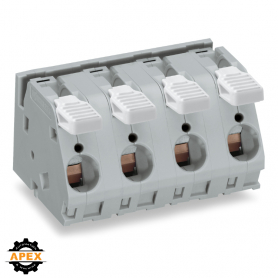 WAGO | 2716-253 | PCB TERMINAL BLOCK; LEVER; 16 MM&sup2;; PIN SPA