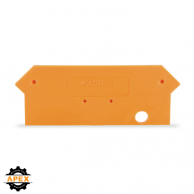 WAGO | 279-317 | END AND INTERMEDIATE PLATE; 2 MM THICK; ORA