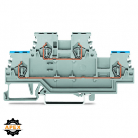 WAGO | 279-512 | DOUBLE-DECK TERMINAL BLOCK; THROUGH/THROUGH