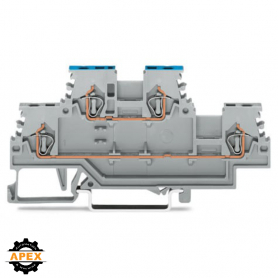 WAGO | 279-513 | DOUBLE-DECK TERMINAL BLOCK; THROUGH/THROUGH