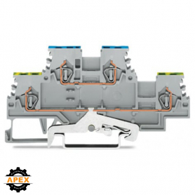 WAGO | 279-527 | DOUBLE-DECK TERMINAL BLOCK; GROUND CONDUCTO
