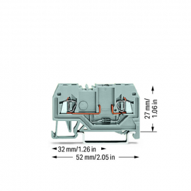 WAGO | 279-915/281-411 | COMPONENT TERMINAL BLOCK; 2-CONDUCT