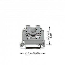WAGO | 280-101 | 2-CONDUCTOR THROUGH TERMINAL BLOCK; 2.5 MM&sup2;