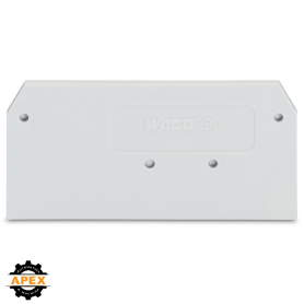 WAGO | 280-356 | END AND INTERMEDIATE PLATE; 2.5 MM THICK; L