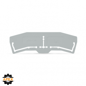 WAGO | 280-394 | SEPARATOR PLATE; 1 MM THICK; 3 MM OVERSIZED