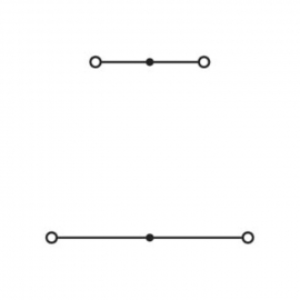WAGO | 280-523 | DOUBLE-DECK TERMINAL BLOCK; THROUGH/THROUGH