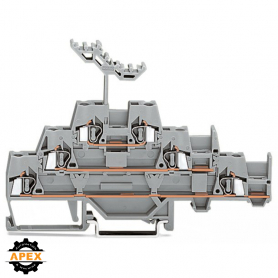 WAGO | 280-550 | TRIPLE-DECK TERMINAL BLOCK; THROUGH/THROUGH