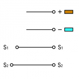 WAGO | 280-580 | 4-CONDUCTOR SENSOR TERMINAL BLOCK; WITH COL