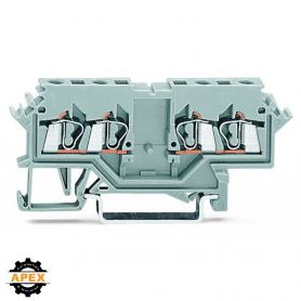 WAGO | 280-626 | DOUBLE POTENTIAL TERMINAL BLOCK; 2.5 MM&sup2;; L