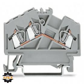 WAGO | 280-641 | 3-CONDUCTOR THROUGH TERMINAL BLOCK; 2.5 MM&sup2;