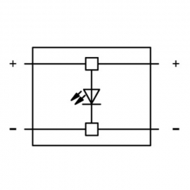 WAGO | 280-803/281-413 | COMPONENT PLUG; 2-POLE; LED (RED);