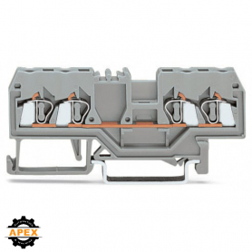 WAGO | 280-831 | 4-CONDUCTOR THROUGH TERMINAL BLOCK; 2.5 MM&sup2;
