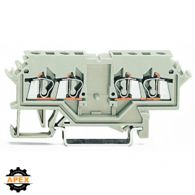 WAGO | 280-989 | DOUBLE POTENTIAL TERMINAL BLOCK; 2.5 MM&sup2;; S
