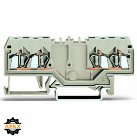 WAGO | 280-995 | DOUBLE POTENTIAL TERMINAL BLOCK; 2.5 MM&sup2;; S