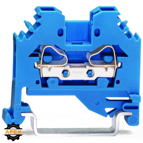 WAGO | 281-104 | 2-CONDUCTOR THROUGH TERMINAL BLOCK; 4 MM&sup2;;