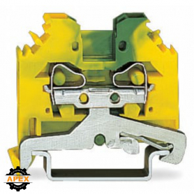 WAGO | 281-107 | 2-CONDUCTOR GROUND TERMINAL BLOCK; 4 MM&sup2;; L