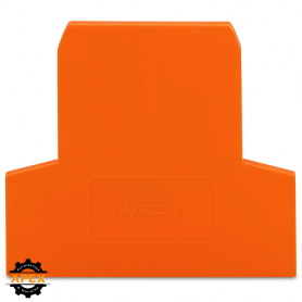 WAGO | 281-309 | END AND INTERMEDIATE PLATE; 2.5 MM THICK; O