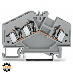 WAGO | 281-631 | 3-CONDUCTOR THROUGH TERMINAL BLOCK; 4 MM&sup2;;