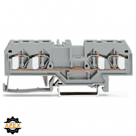 WAGO | 281-653 | 4-CONDUCTOR THROUGH TERMINAL BLOCK; 4 MM&sup2;;