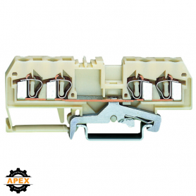 WAGO | 281-658 | 4-CONDUCTOR SHIELD TERMINAL BLOCK; 4 MM&sup2;; C