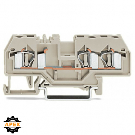WAGO | 281-993 | 3-CONDUCTOR THROUGH TERMINAL BLOCK; 4 MM&sup2;;