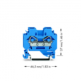 WAGO | 282-104 | 2-CONDUCTOR THROUGH TERMINAL BLOCK; 6 MM&sup2;;