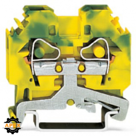 WAGO | 282-107 | 2-CONDUCTOR GROUND TERMINAL BLOCK; 6 MM&sup2;; L