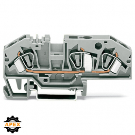 WAGO | 282-699 | 3-CONDUCTOR THROUGH TERMINAL BLOCK; 6 MM&sup2;;